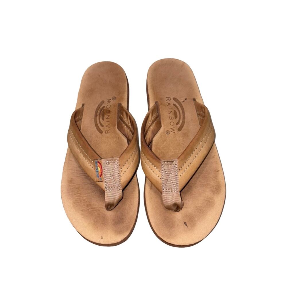 Rainbow Sandals Brown Leather Flip Flops   Size: Small US 5.5 - 6.5 Women's